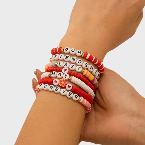 Pulseras con cuentas