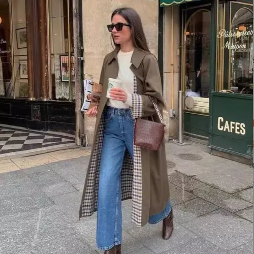Abrigo Trench y Abrigo Largo para Mujeres
