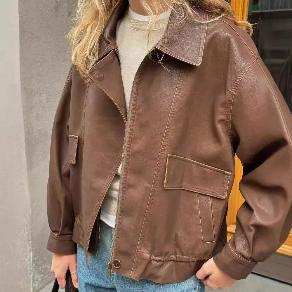 Chaquetas de Cuero para Mujeres