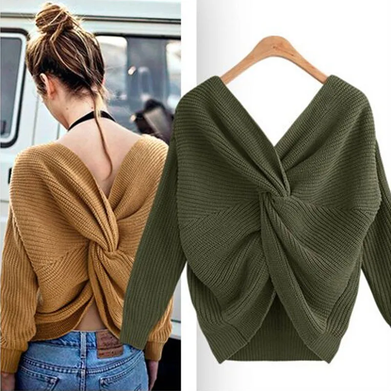 Women's Long Sleeve Sweaters & Cardigans Casual Elegant Solid Color display picture 1
