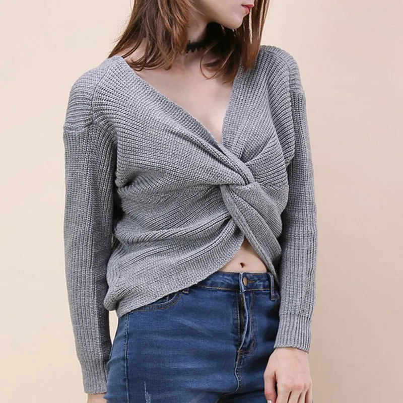 Women's Long Sleeve Sweaters & Cardigans Casual Elegant Solid Color display picture 4
