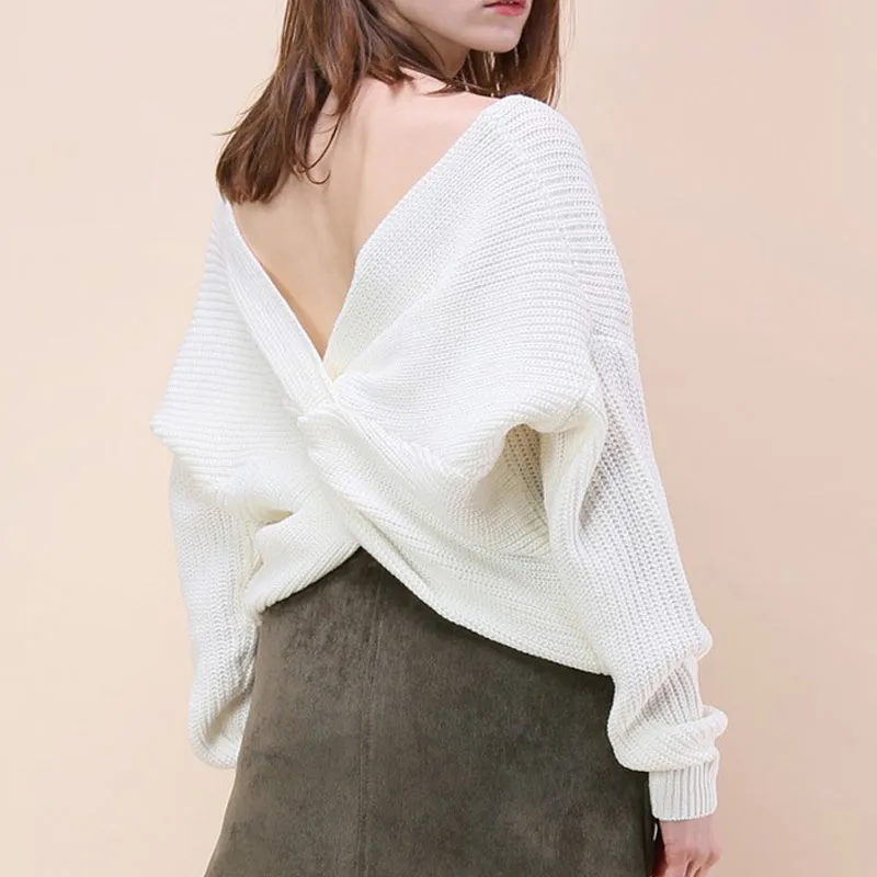 Women's Long Sleeve Sweaters & Cardigans Casual Elegant Solid Color display picture 5