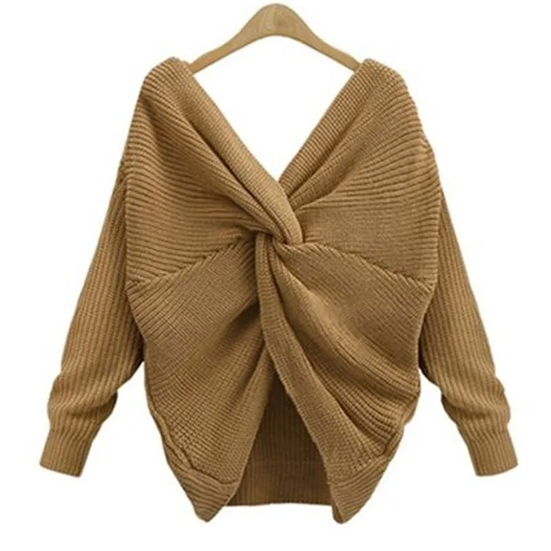 Women's Long Sleeve Sweaters & Cardigans Casual Elegant Solid Color display picture 7