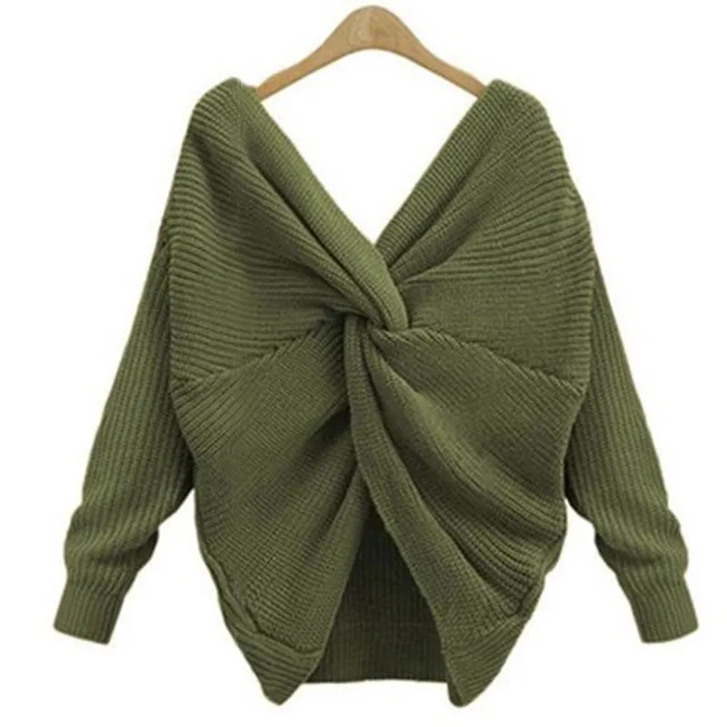 Women's Long Sleeve Sweaters & Cardigans Casual Elegant Solid Color display picture 11