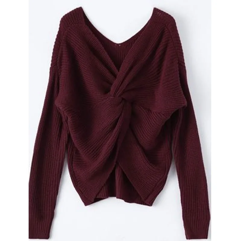 Women's Long Sleeve Sweaters & Cardigans Casual Elegant Solid Color display picture 12