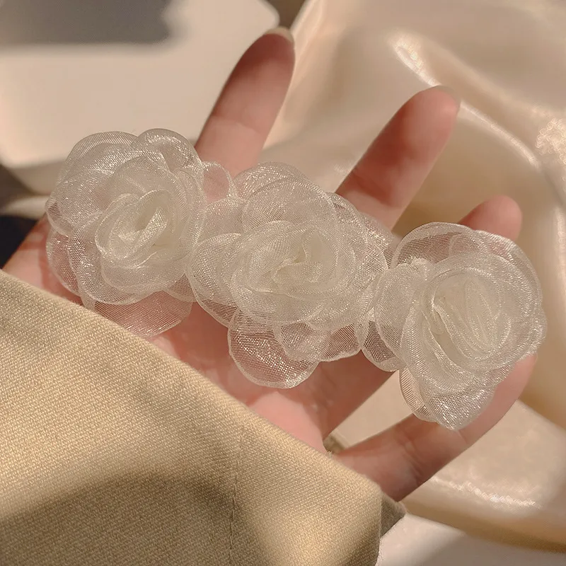 Camellia Hair Clip Korean Personality Flower Hair Accessories display picture 6