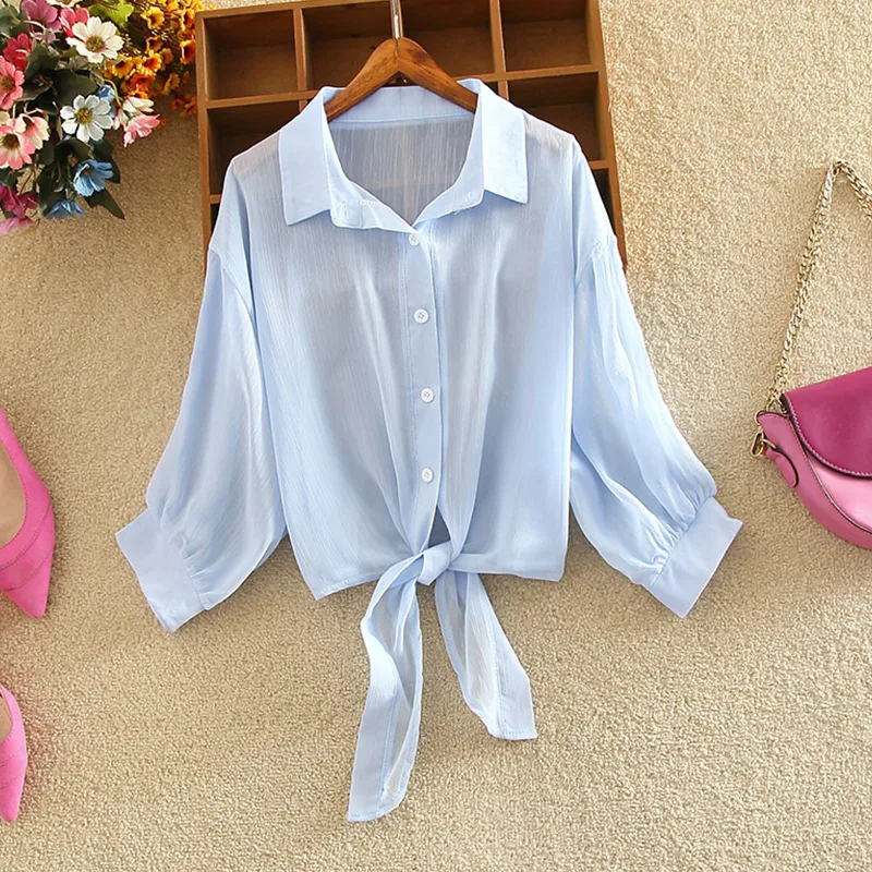 Fashion Simple Chiffon Shawl Cardigan Outer Jacket display picture 9