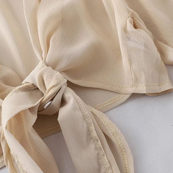 Fashion Simple Chiffon Shawl Cardigan Outer Jacket display picture 12