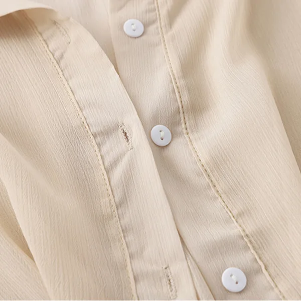 Fashion Simple Chiffon Shawl Cardigan Outer Jacket display picture 13