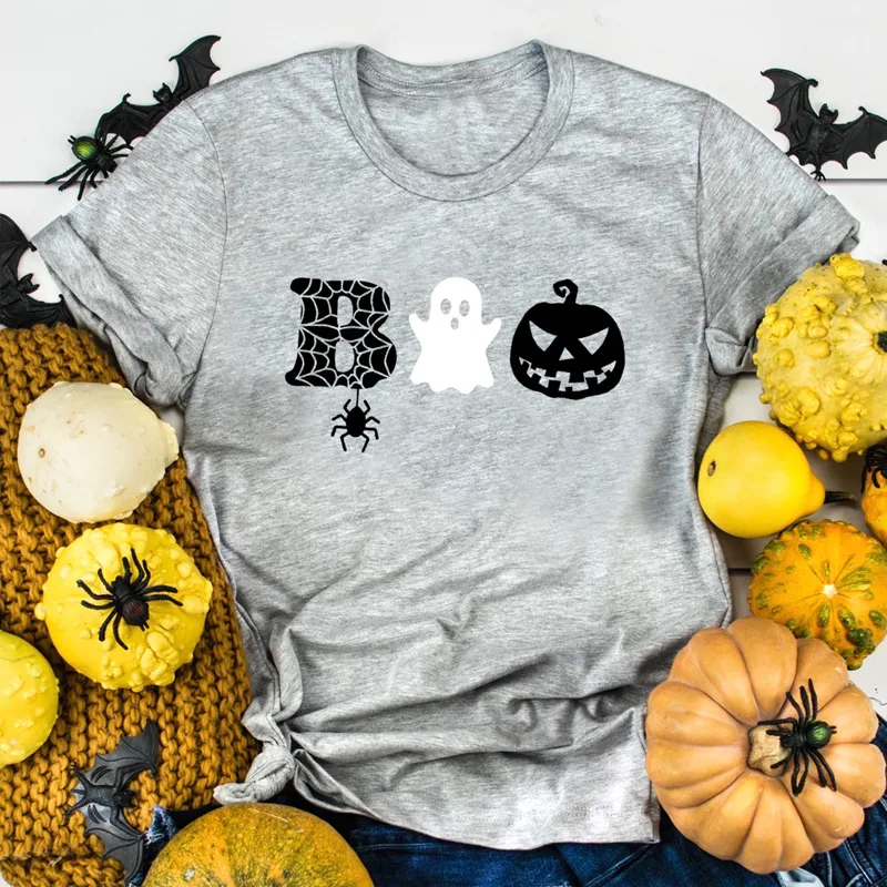 Women's T-shirt Short Sleeve Printing Casual Halloween Pattern display picture 5