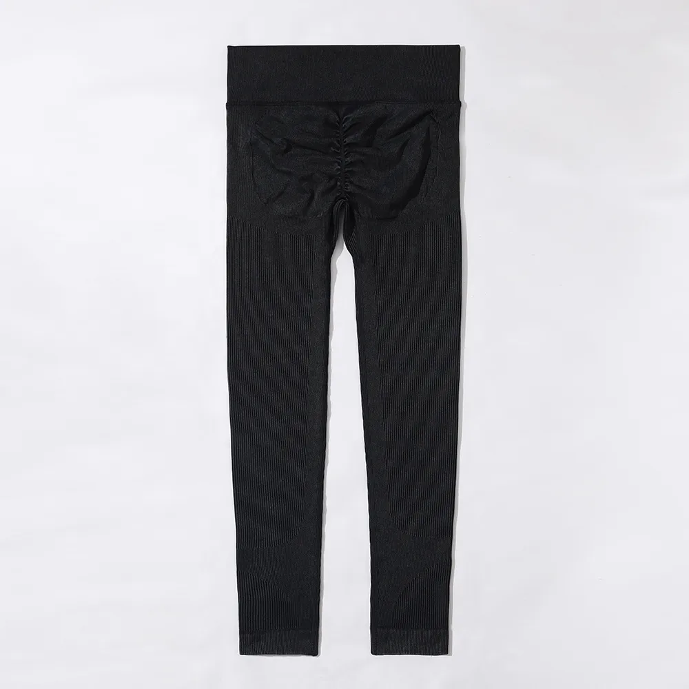 Fitness Sport Style Solid Color Nylon Spandex Round Neck Tracksuit Vest Skinny Pants display picture 23