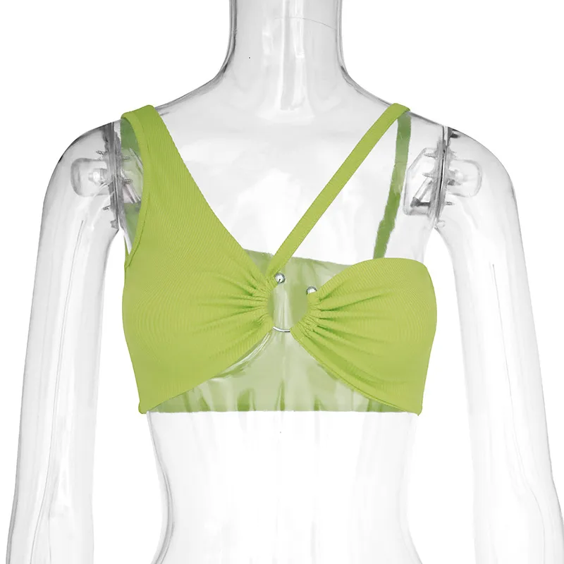 JFL21175 American Sexy Spice Camisole  Women's Fashion Hollow Short Top Women's Hair display picture 14