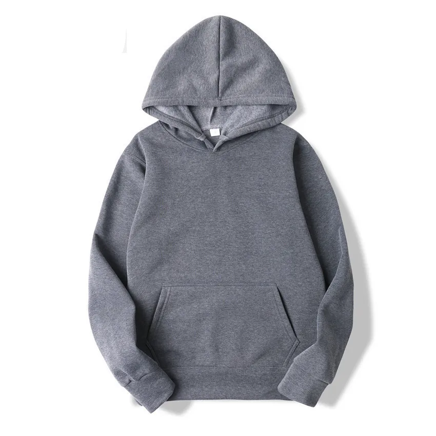Unisex Hoodies Long Sleeve Basic Fleece Lined Casual Solid Color display picture 26