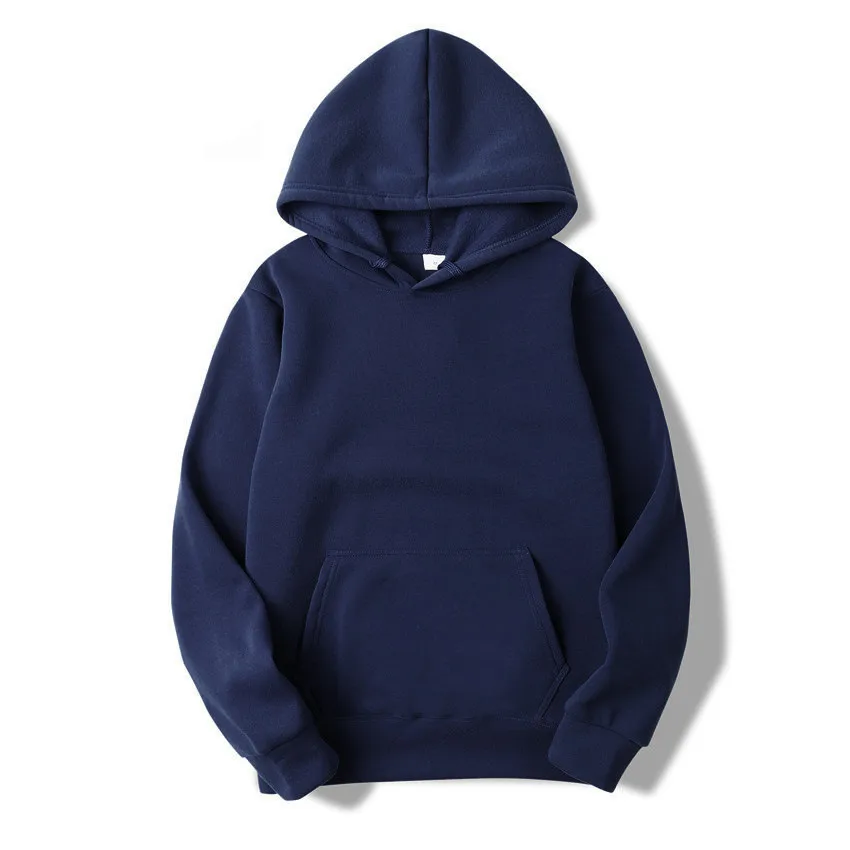 Unisex Hoodies Long Sleeve Basic Fleece Lined Casual Solid Color display picture 22
