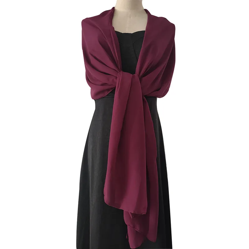 Women's Elegant Solid Color Polyester Shawls display picture 4