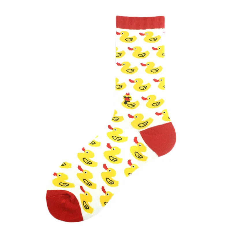 All Polyester Socks   Fashion Brand Animal Music Pepper Pattern Fashionable Polyester Socks Men's Medium Polyester Socks display picture 29