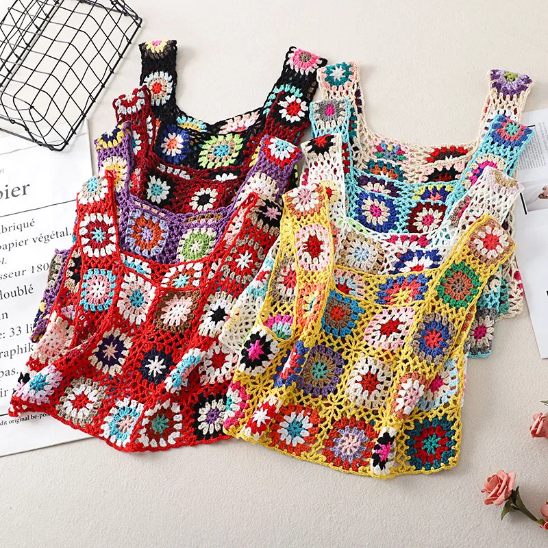 Tank Tops Ethnic Style Color Block display picture 2