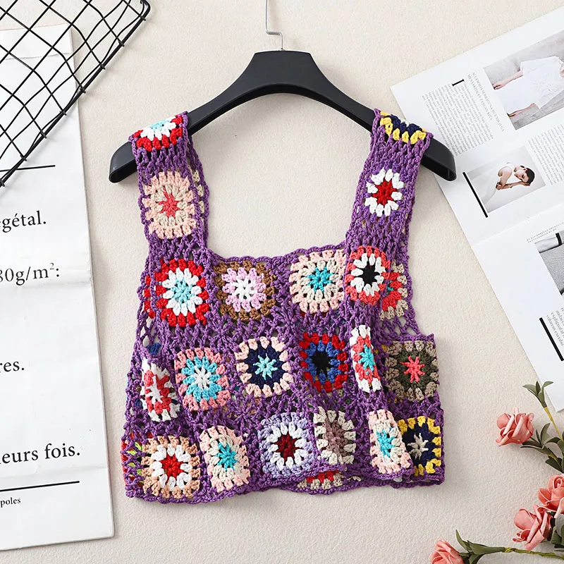 Tank Tops Ethnic Style Color Block display picture 3