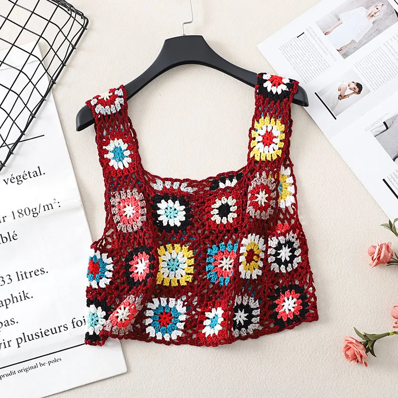 Tank Tops Ethnic Style Color Block display picture 4