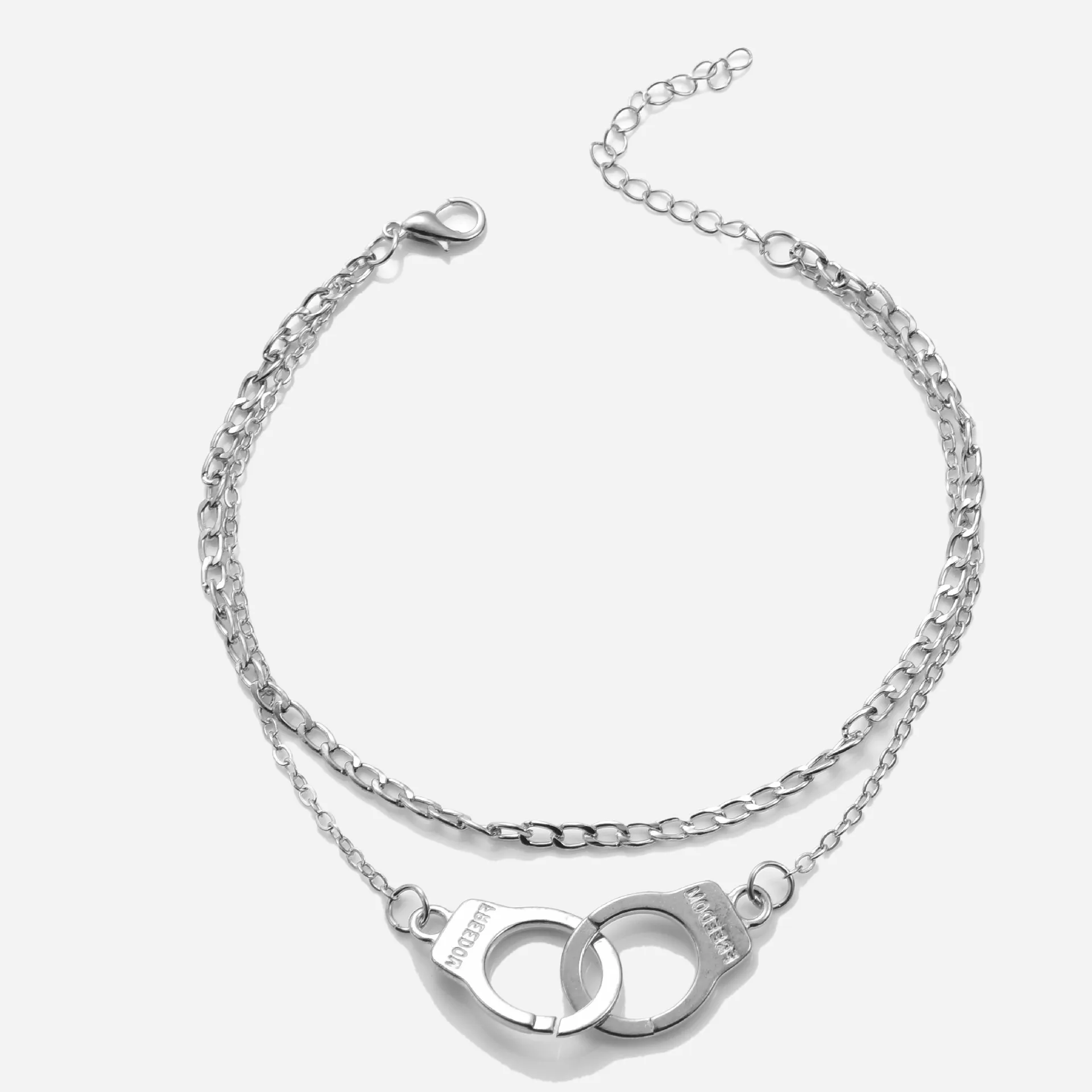 Vintage Style Geometric Alloy Chain Anklet 1 Piece display picture 2