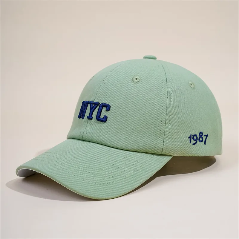 Unisex Fashion Letter Number Embroidery Curved Eaves Baseball Cap display picture 9