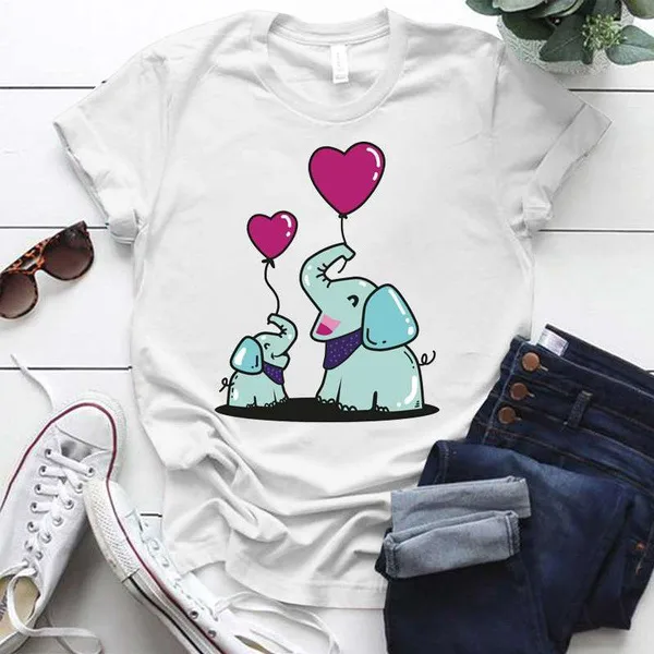 Women's T-shirt Short Sleeve T-shirts Printing Streetwear Printing display picture 2