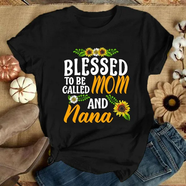 Women's T-shirt Short Sleeve T-shirts Printing Mama Streetwear Letter display picture 1