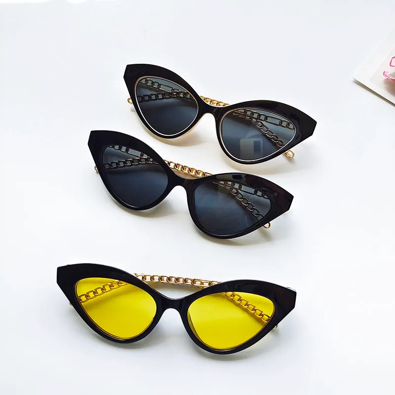 Unisex Fashion Leopard Pc Resin Cat Glasses Sunglasses display picture 1