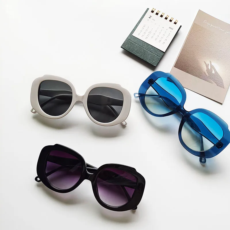 Casual Geometric Uv400 Resin Oval Frame Full Frame Women's Sunglasses display picture 2