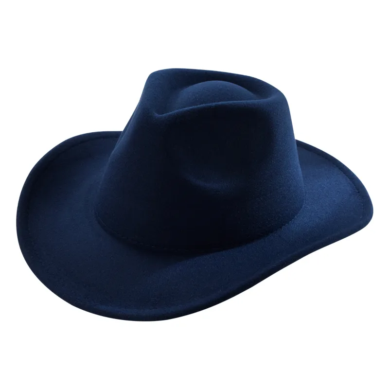 Unisex Vintage Style Solid Color Big Eaves Cloche Hat display picture 1