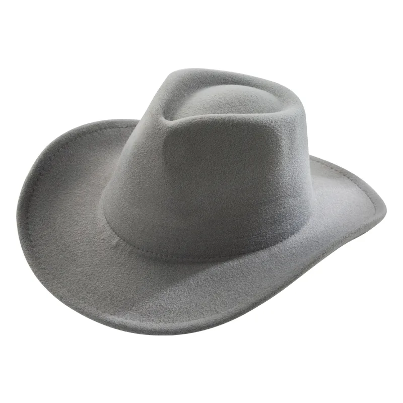 Unisex Vintage Style Solid Color Big Eaves Cloche Hat display picture 3