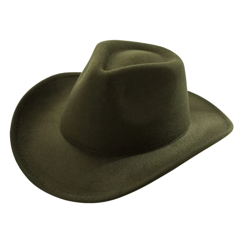 Unisex Vintage Style Solid Color Big Eaves Cloche Hat display picture 4