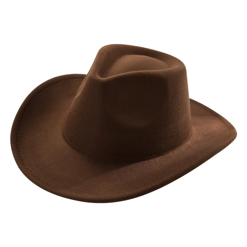 Unisex Vintage Style Solid Color Big Eaves Cloche Hat display picture 9