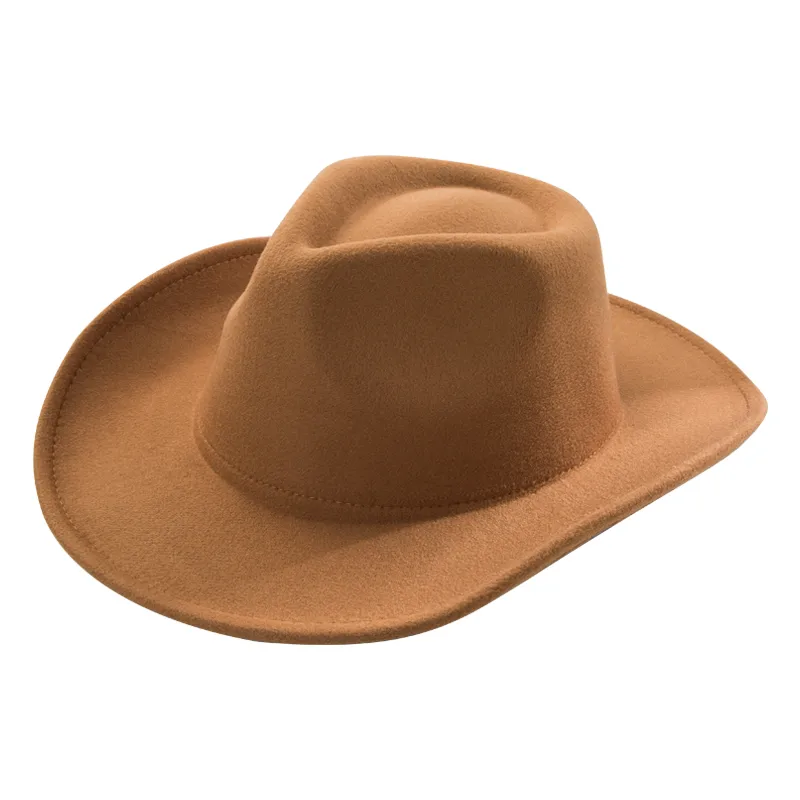 Unisex Vintage Style Solid Color Big Eaves Cloche Hat display picture 11