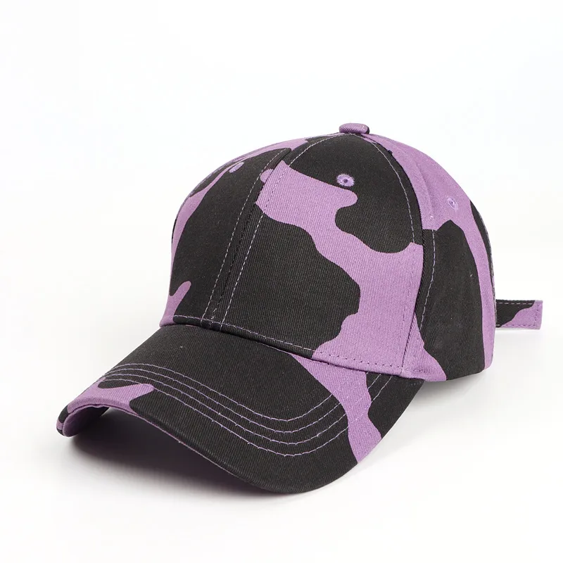 Personalized Cow Striped Baseball Cap Curved Eaves Leopard Print Baseball Cap Men's And Women's Outdoor Sunscreen Hat display picture 10