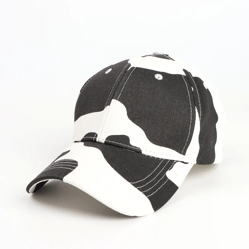 Personalized Cow Striped Baseball Cap Curved Eaves Leopard Print Baseball Cap Men's And Women's Outdoor Sunscreen Hat display picture 7