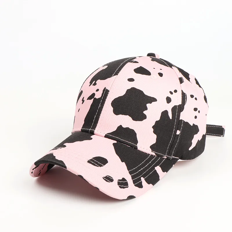 Personalized Cow Striped Baseball Cap Curved Eaves Leopard Print Baseball Cap Men's And Women's Outdoor Sunscreen Hat display picture 8