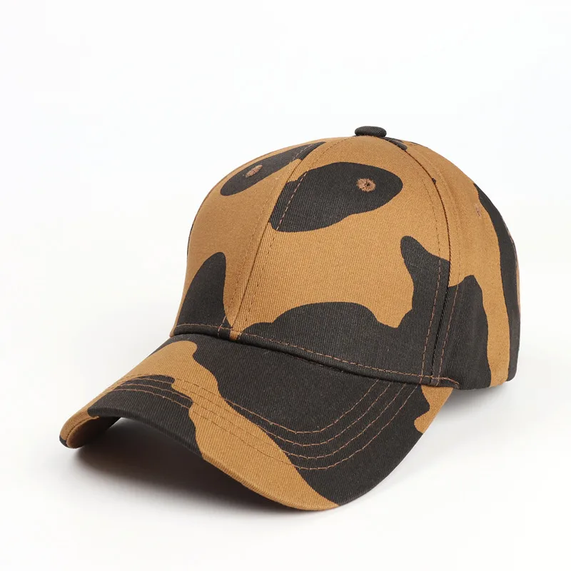 Personalized Cow Striped Baseball Cap Curved Eaves Leopard Print Baseball Cap Men's And Women's Outdoor Sunscreen Hat display picture 9