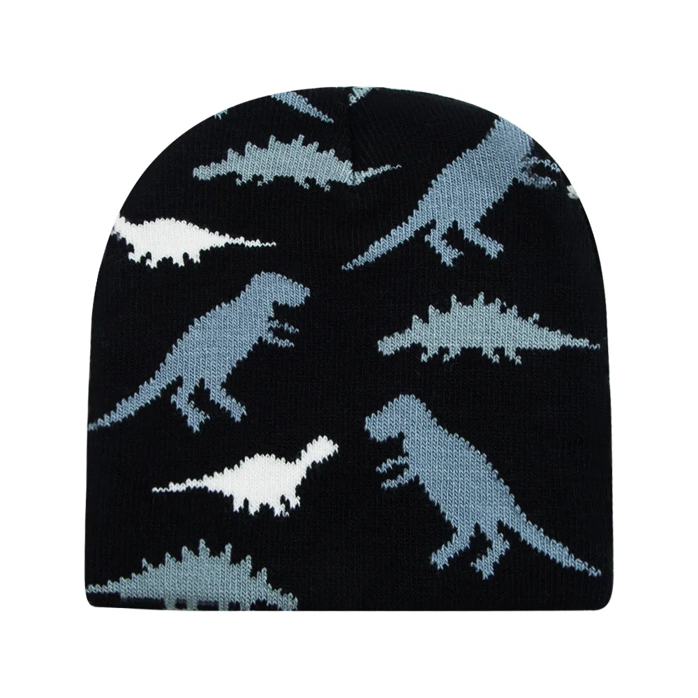 Children Unisex Simple Style Dinosaur Crochet Lace Wool Cap display picture 4