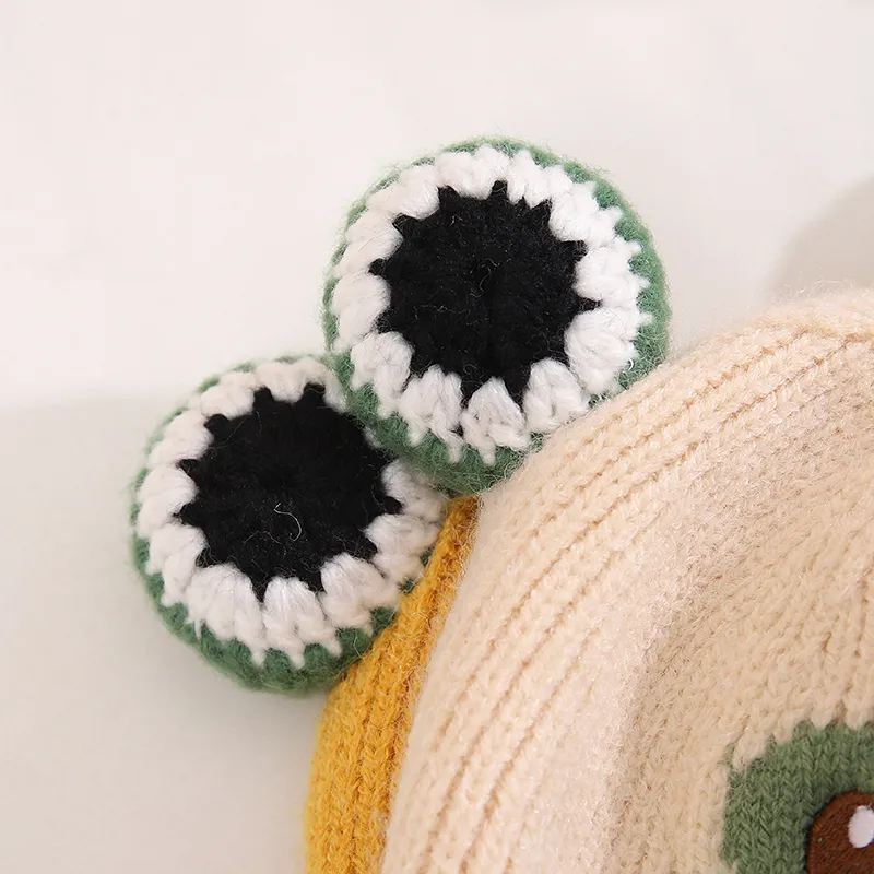 Children Unisex Cartoon Style Cute Frog Wool Cap display picture 13