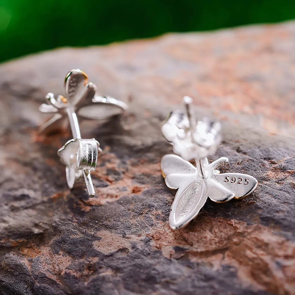 1 Pair 925 Sterling Silver Ear Studs display picture 4