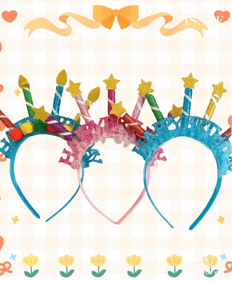 Cute Classic Style Letter Candle Cloth Party Birthday Costume Props display picture 1