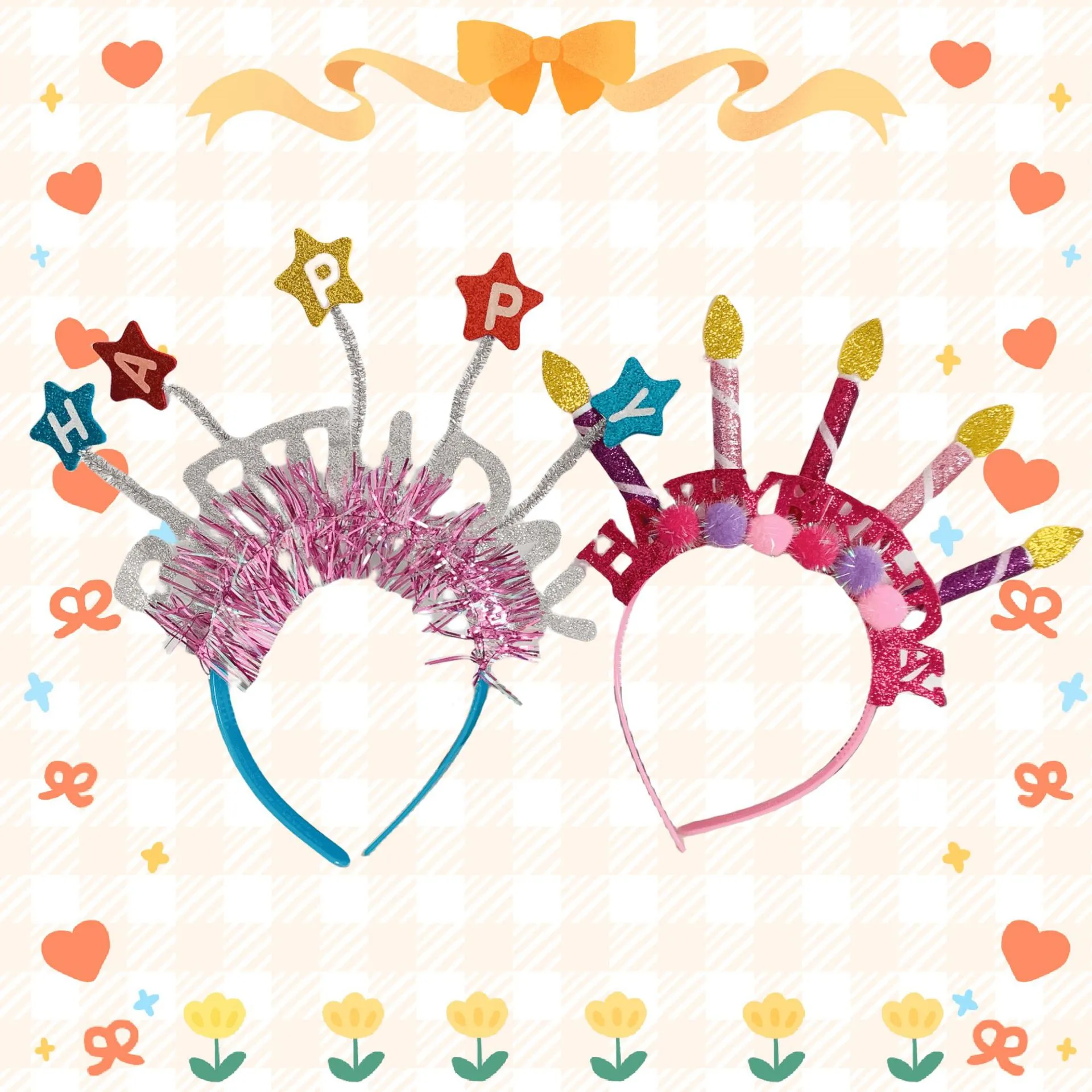 Cute Classic Style Letter Candle Cloth Party Birthday Costume Props display picture 2