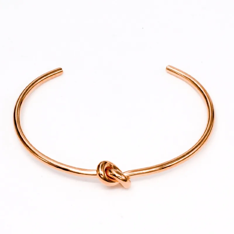 Simple Style C Shape Stainless Steel Titanium Steel Gold Plated Bangle In Bulk display picture 5