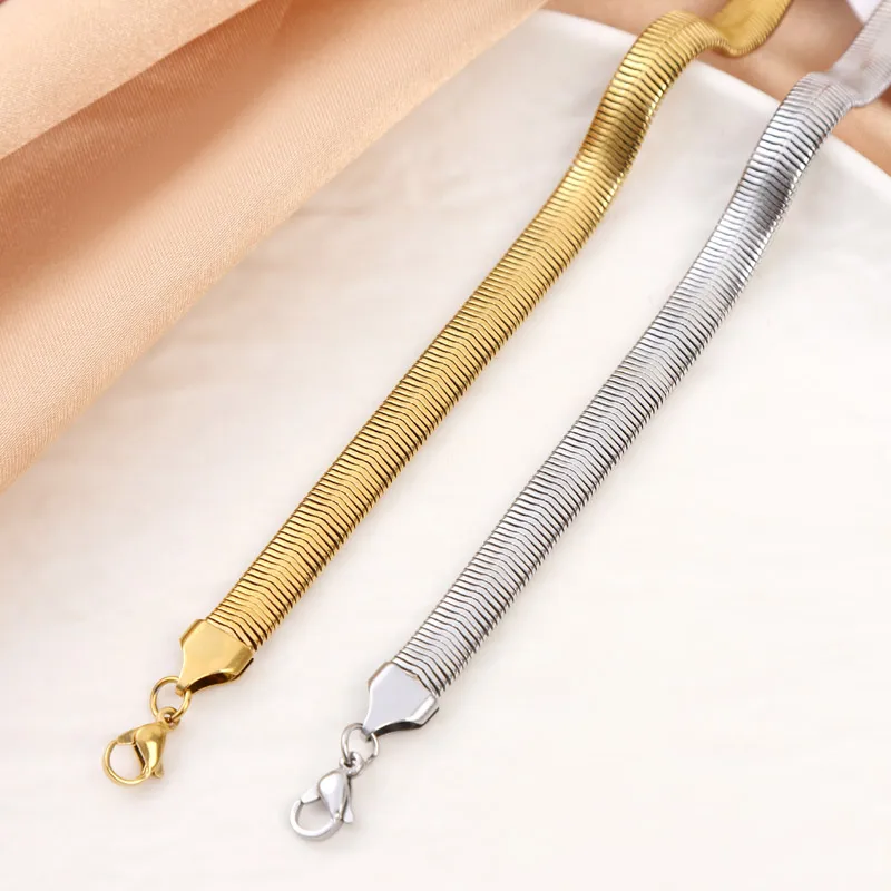 Hip-hop Retro Solid Color Stainless Steel Bracelets display picture 2