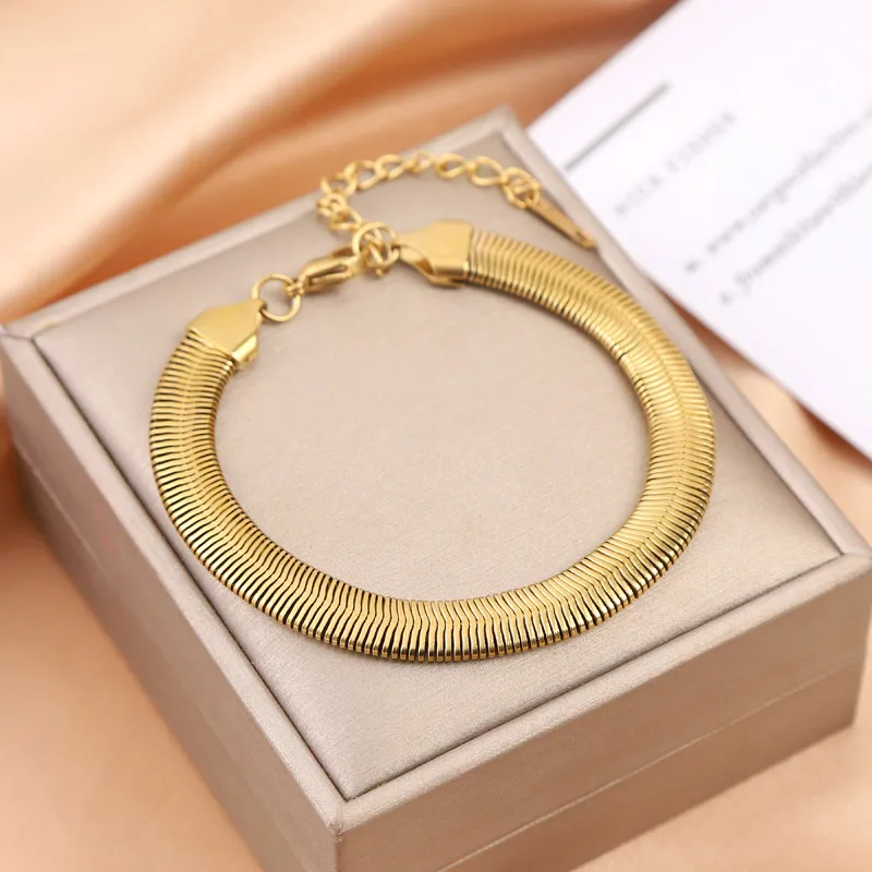 Hip-hop Retro Solid Color Stainless Steel Bracelets display picture 3
