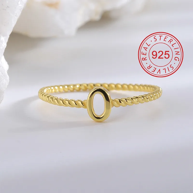 Casual Simple Style Solid Color Sterling Silver Inlay Zircon Rings display picture 4