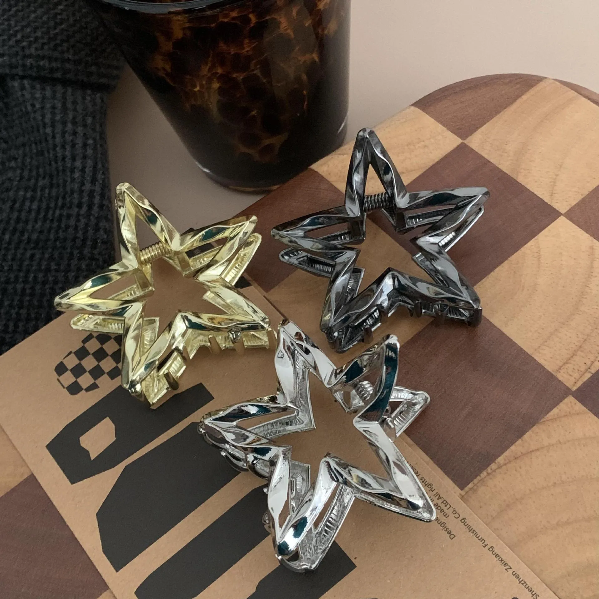 Women's Vintage Style Pentagram Alloy Plating Hair Claws display picture 2