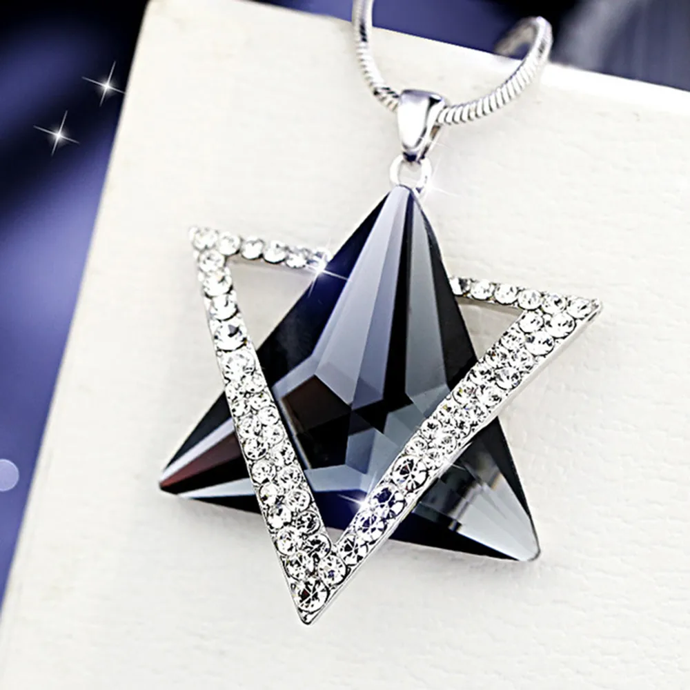 Simple Style Solid Color Alloy Copper Inlay Glass Women's Sweater Chain display picture 4