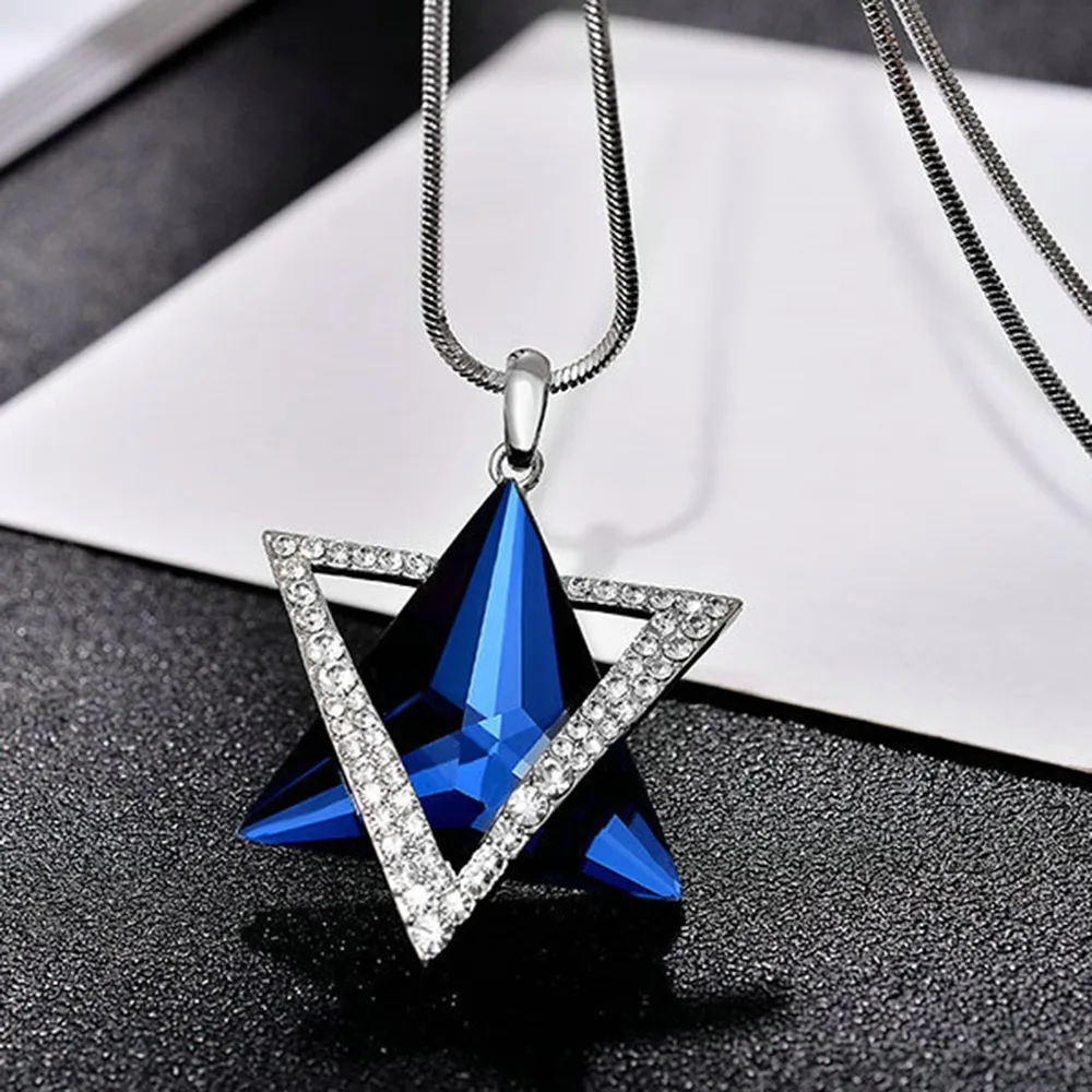 Simple Style Solid Color Alloy Copper Inlay Glass Women's Sweater Chain display picture 8